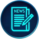 Button to the news and lore section of Relic Commander.